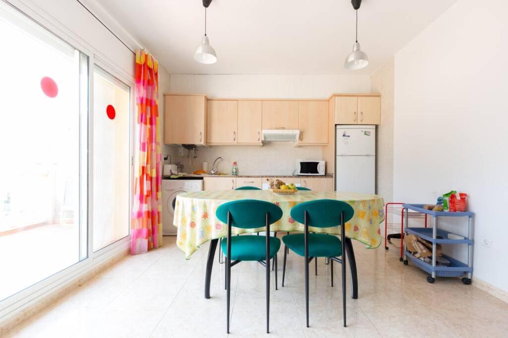 SAN CARLOS - Apartamento de dos dormitorios con piscina comunitaria Alcanar Exterior foto