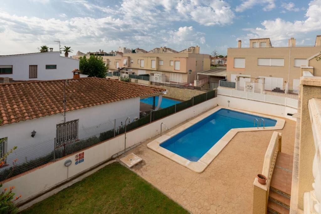 SAN CARLOS - Apartamento de dos dormitorios con piscina comunitaria Alcanar Exterior foto